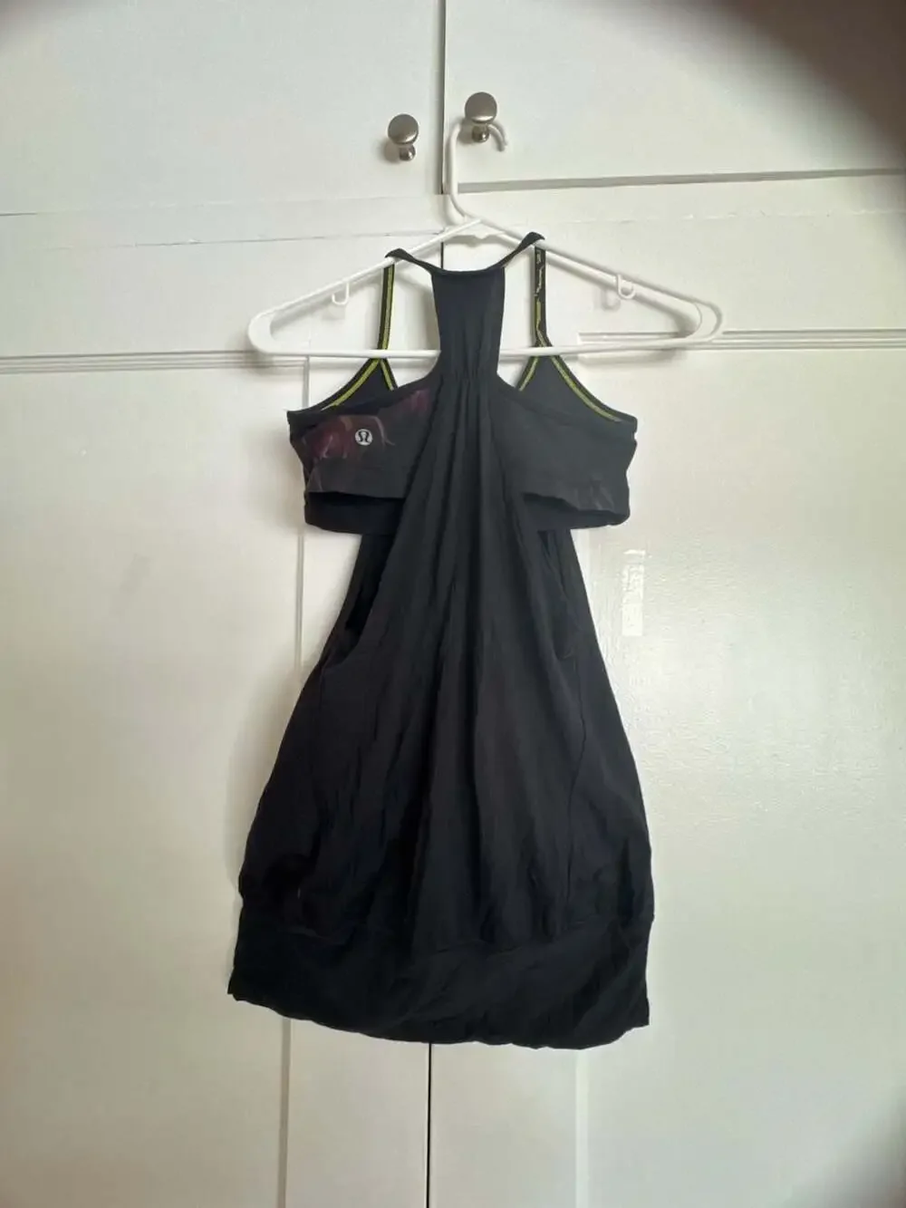 Lululemon No Limits Tank Top Built-In Sports Bra Black
